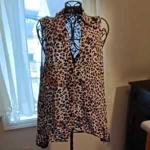 Forever 21 Animal Print Blouse